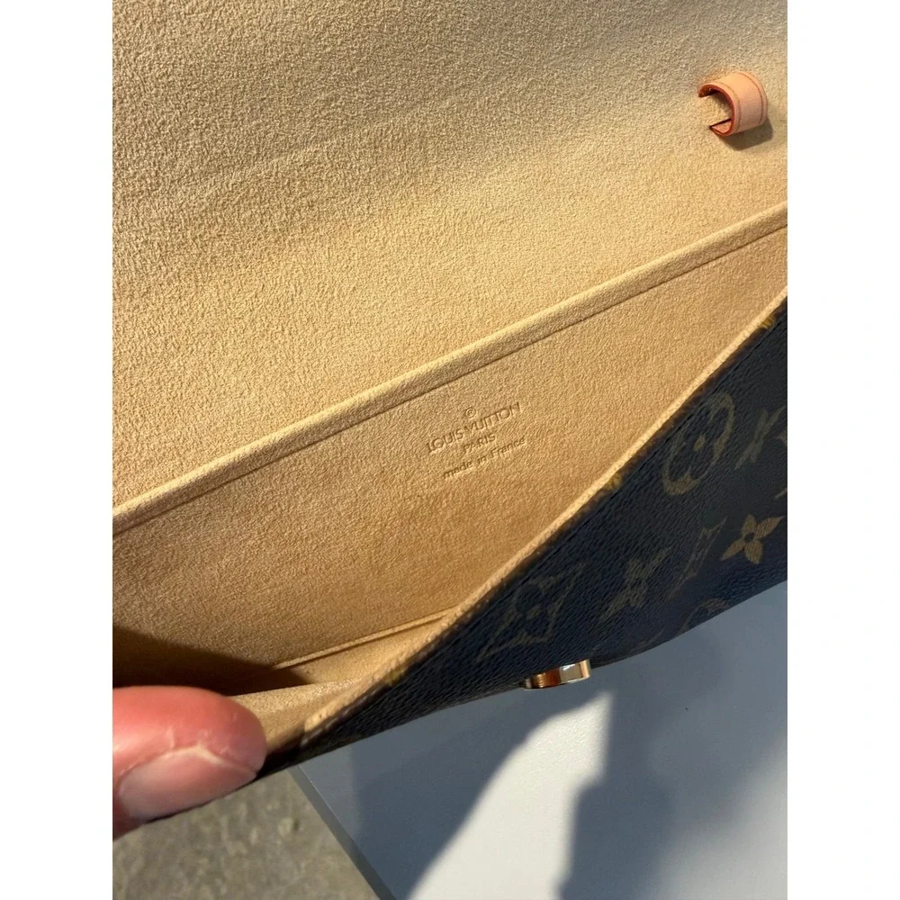Louis Vuitton Pochette Florentine Monogram Canvas Clutch Bag FL0082 Brown - Picture 8 of 9